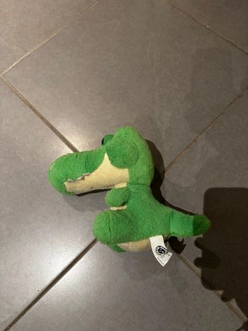 Peluche Dinosaure - Océan Buddies - Tyrex / Tyranosaure - Dimensions: 27 cm * 21 cm - Vert, blanc