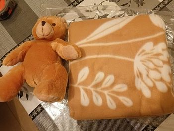 Plaid + doudou fille NEUF