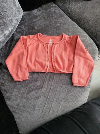 Bolero abricot tape à l oeil 3 ans