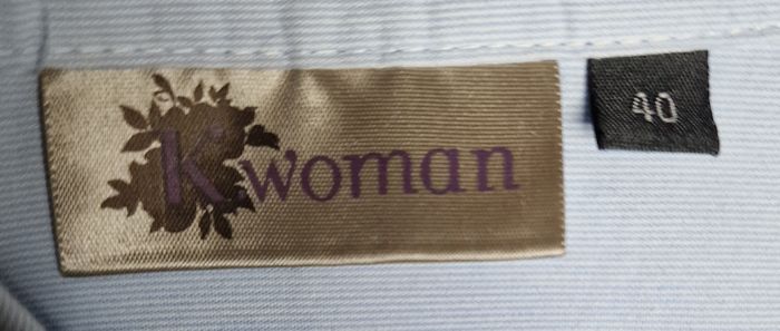 Chemise K Woman – 40 – Blanc/bleu clair – État : Très bon - photo numéro 9