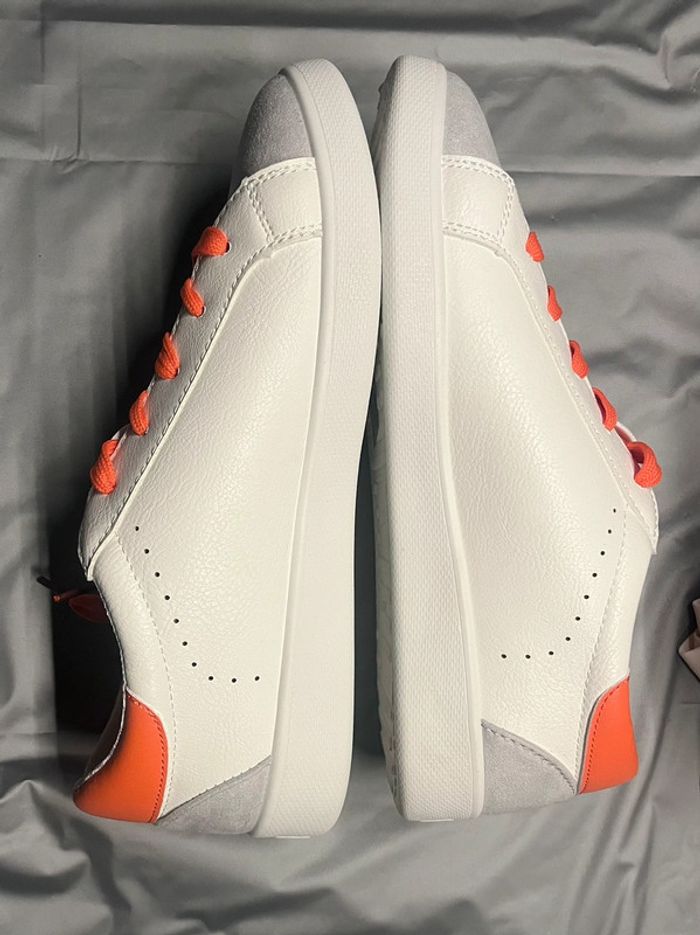 Lpb Les Petites Bombes baskets blanches grises oranges 39 - photo numéro 3
