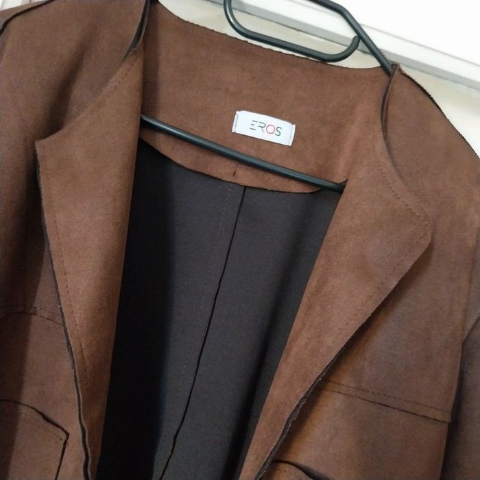 Magnifique blazer style velour neuf taille L - photo numéro 2