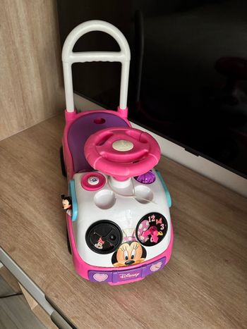 Porteur rose Minnie avec son et lumières Disney