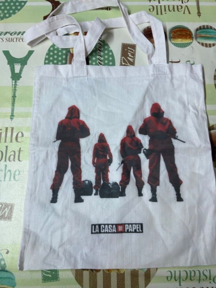 Sac tissus la casa de papel