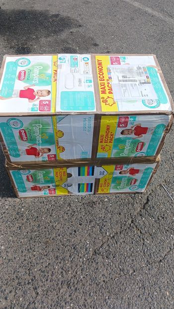 POLINE 357 COUCHES  PAMPERS HARMONIE PANTS TAILLE 5