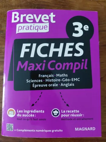 Brevet pratique, fiches maxi compilation 3eme