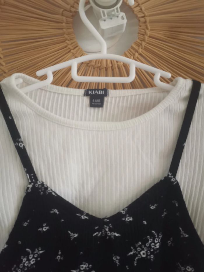 Robe kiabi avec tee shirt intégré 4 ans - photo numéro 2