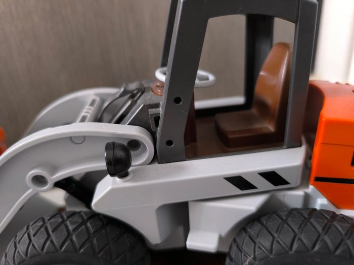 Camion à plateau avec chargeuse playmobil - photo numéro 5