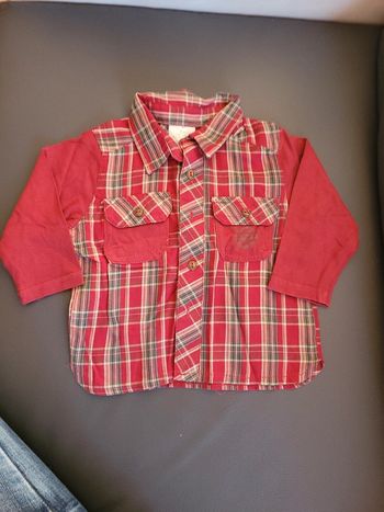 Chemise garçon 6 mois