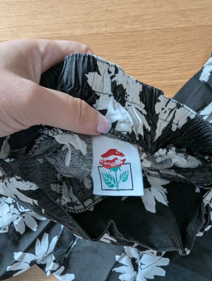 Pantalon fluide à fleurs – Marque Qkiss – Taille M (équiv. 38/40) - photo numéro 4