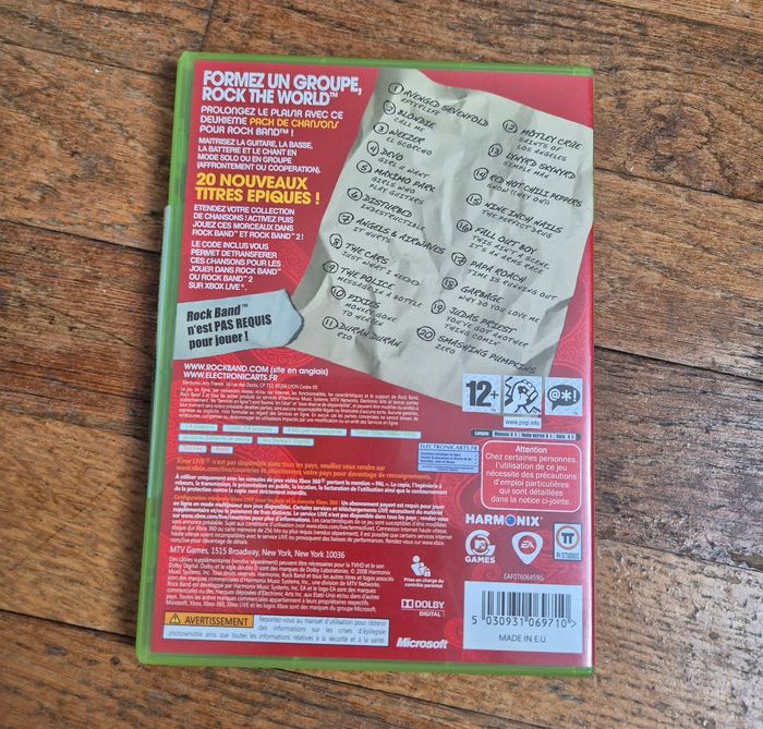 Jeu pour xbox 360
Rockband song pack vol.2
Le jeu fonctionne très bien
Boite en tres bon état
#jeuvideo #jeuvideoxbox360 #jeuxbox360 #xbox360 #rockband #rockbandxbox360 #rockbandsongpack2 #rockbandsongpack2xbox360 - photo numéro 2