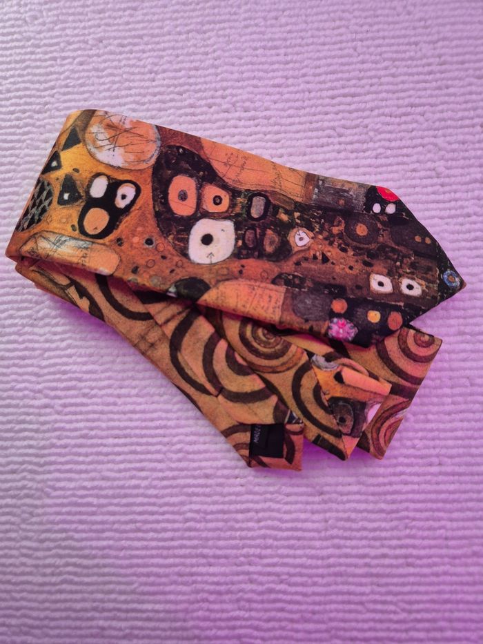 Cravate L'arbre de vie Klimt - photo numéro 4