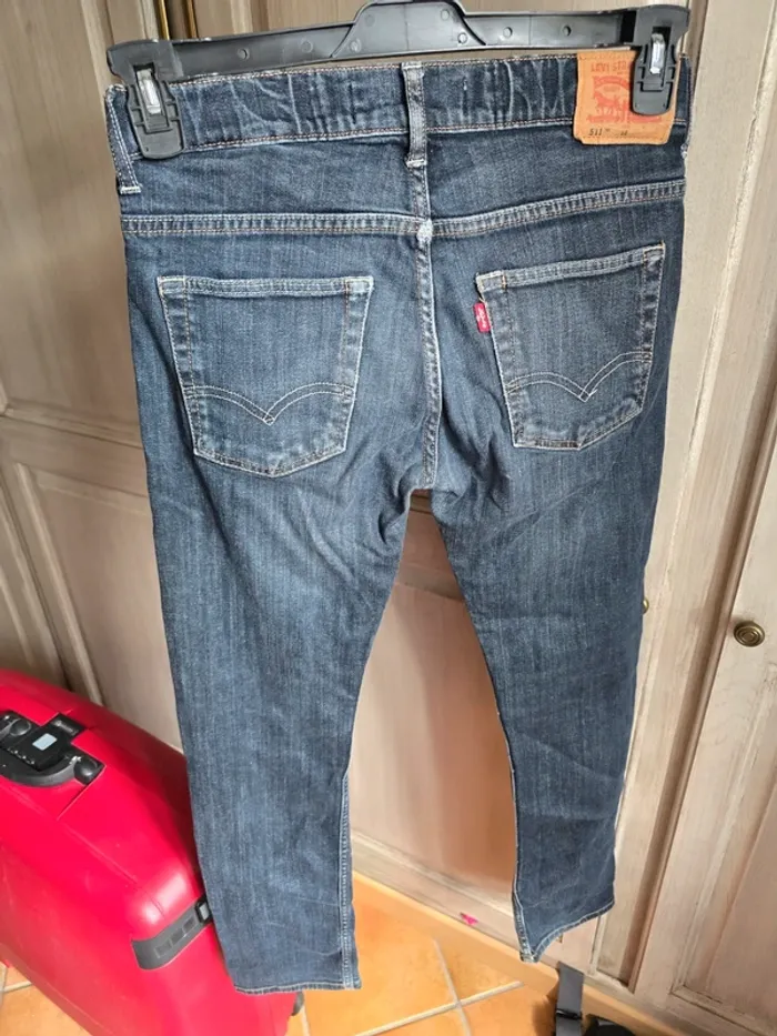 Jean levi's levis 16 ans 511 slim effet destroy - photo numéro 8