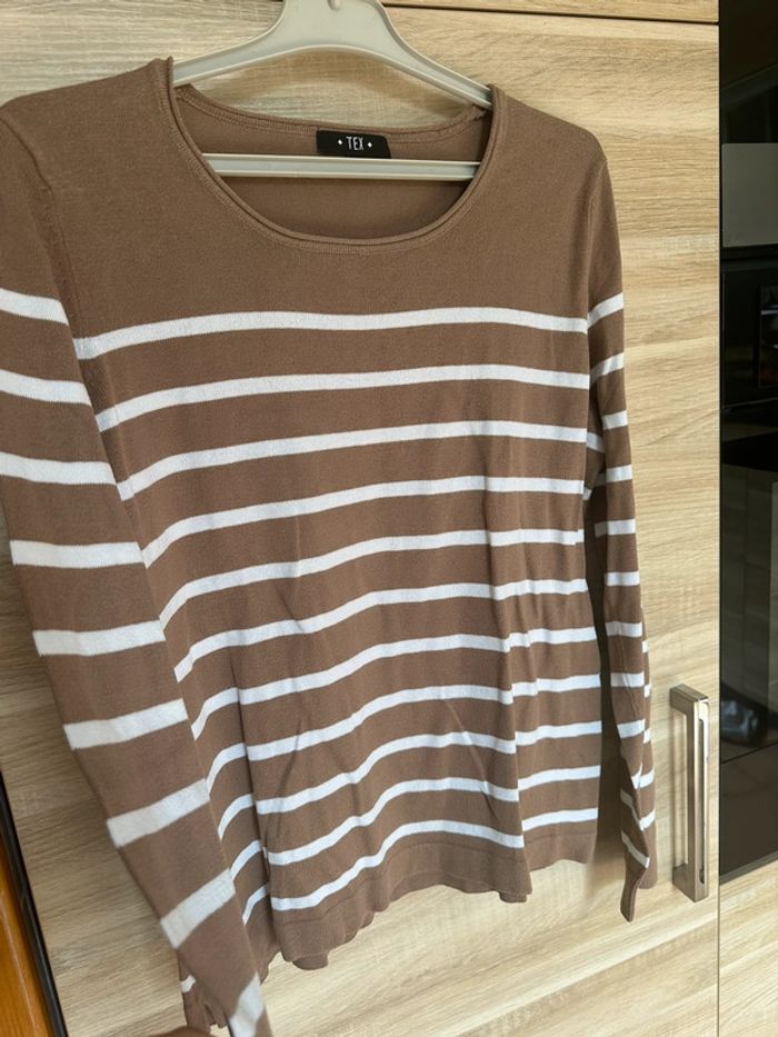 Pull rayé TEX - photo numéro 2