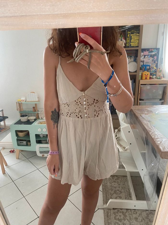 Combishort beige pull&bear