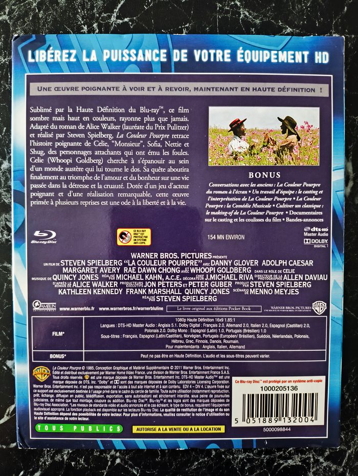 La Couleur Pourpre en Blu-ray - photo numéro 2