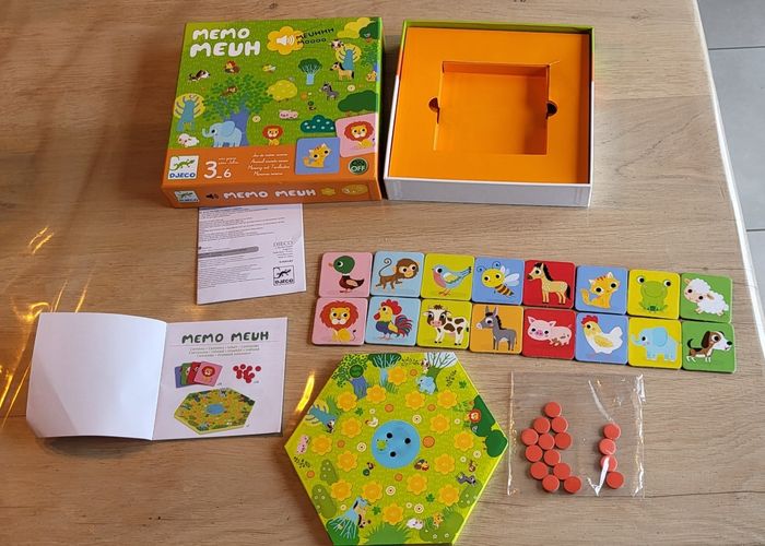 Jeu mémo sonore DJECO