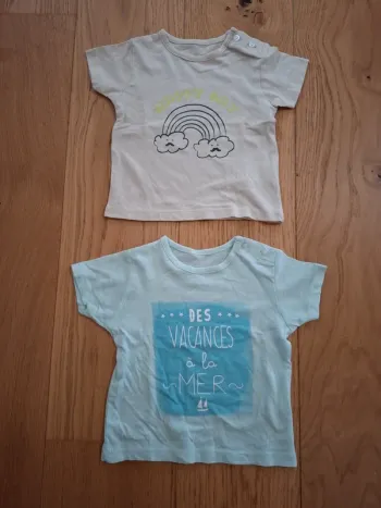 Lot 2 t-shirt 3mois