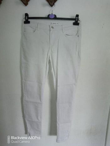 Pantalon blanc Mango