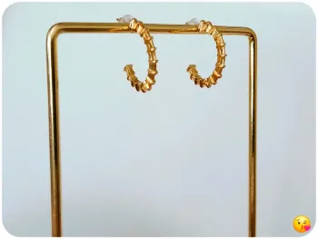 Boucle d'oreille Créole doré