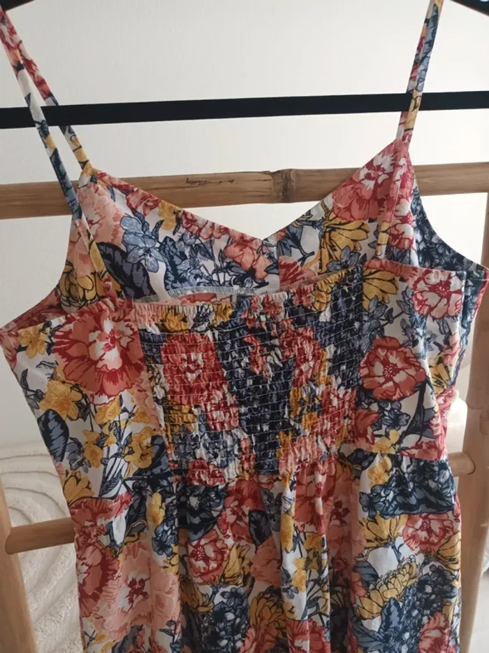 Robe en lin fleurie 38/40 - photo numéro 4