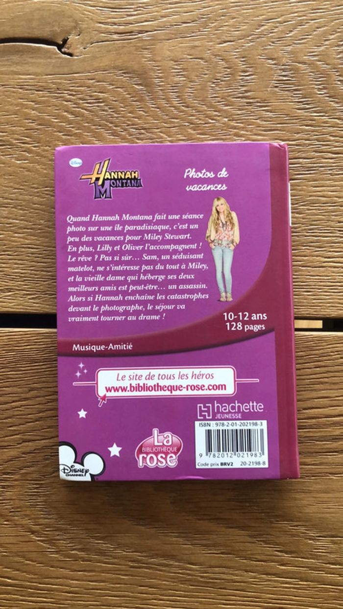 Lot 2 livres hannah montana - photo numéro 4