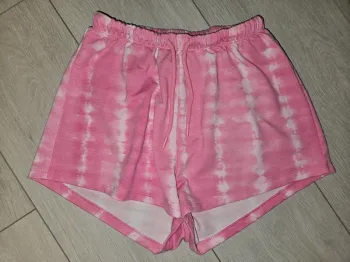 Short fille rose et blanc undiz xs
