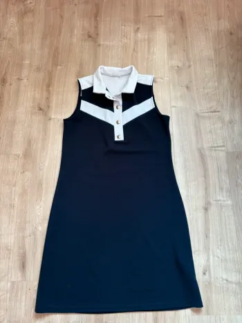 Robe Cache Cache Marine et blanc
