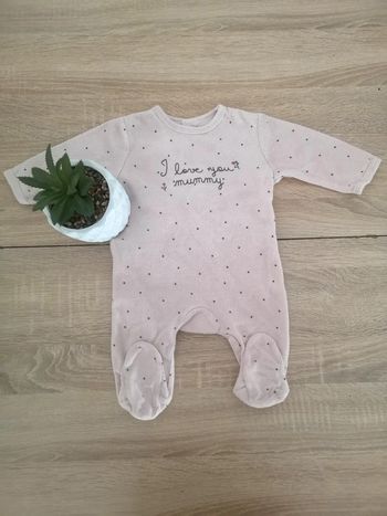 🩷 Pijama velours 3 mois 🩷