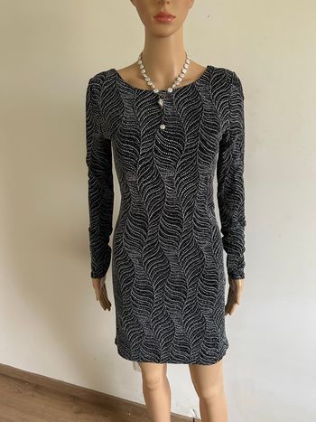Robe noire et argentée pailletée neuve Morgan taille 36 (valeur 65€)