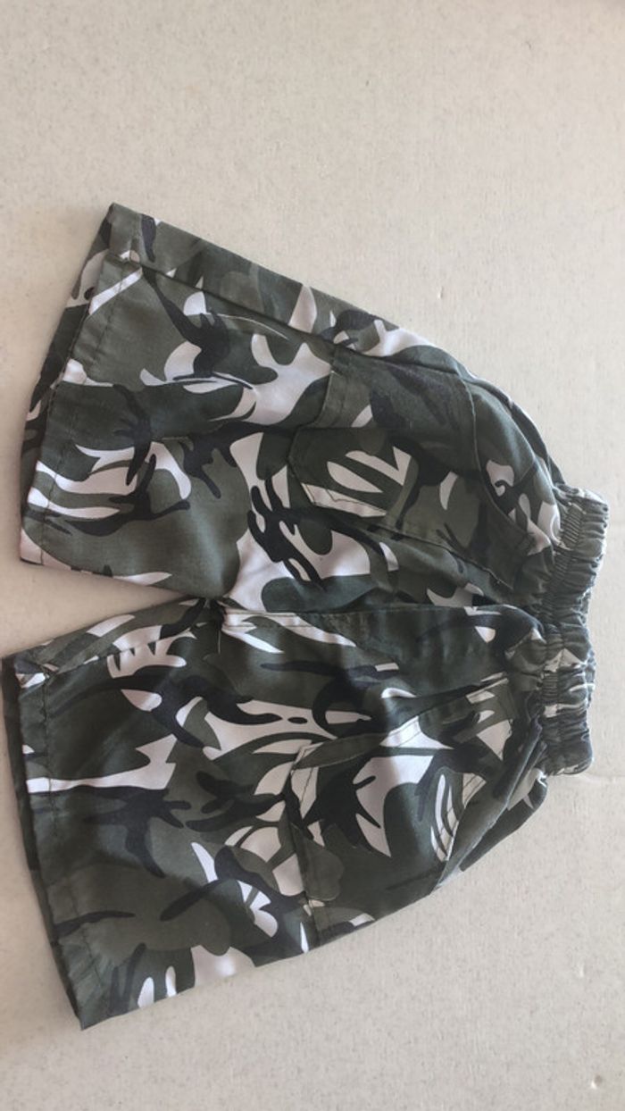 Short militaire garçon 3 ans
