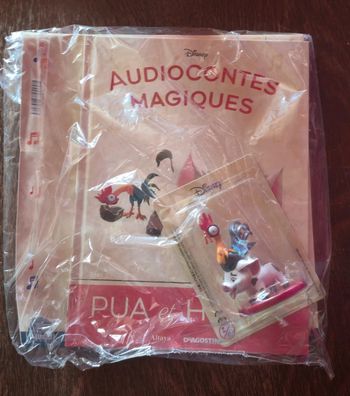 Num94neuf Livre et figurine collection audiocontes Magiques Altaya édition disney