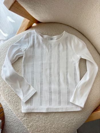 T-shirt strass Zara 8/9 ans parfait état