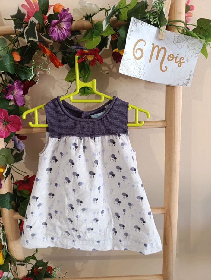 Robe manche courte 6mois Obaïbi