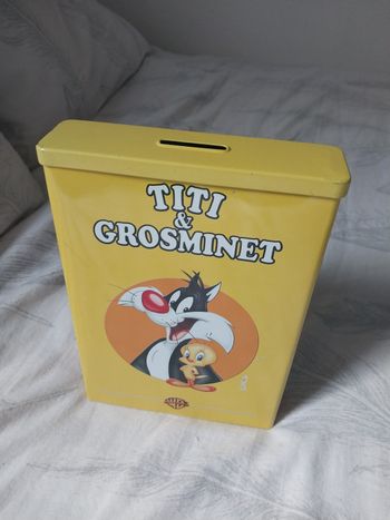 Tirelire métal vintage Titi & Grosminet – Warner Bros