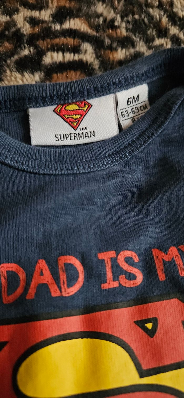 Body "my dad is my superhero" - photo numéro 2