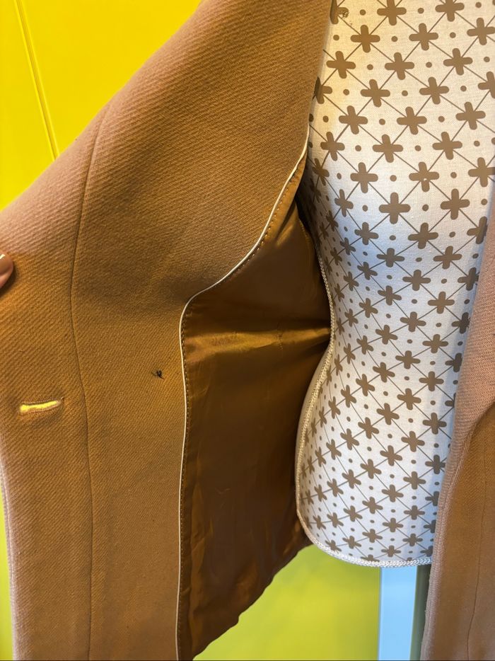 Manteau Camel Femme Massimo Dutti - photo numéro 6
