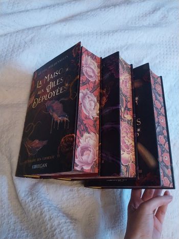 Romans Le Royaume des Corbeaux tomes 1 à 3 Reliés Collectors Olivia Wilderstein Korrigan