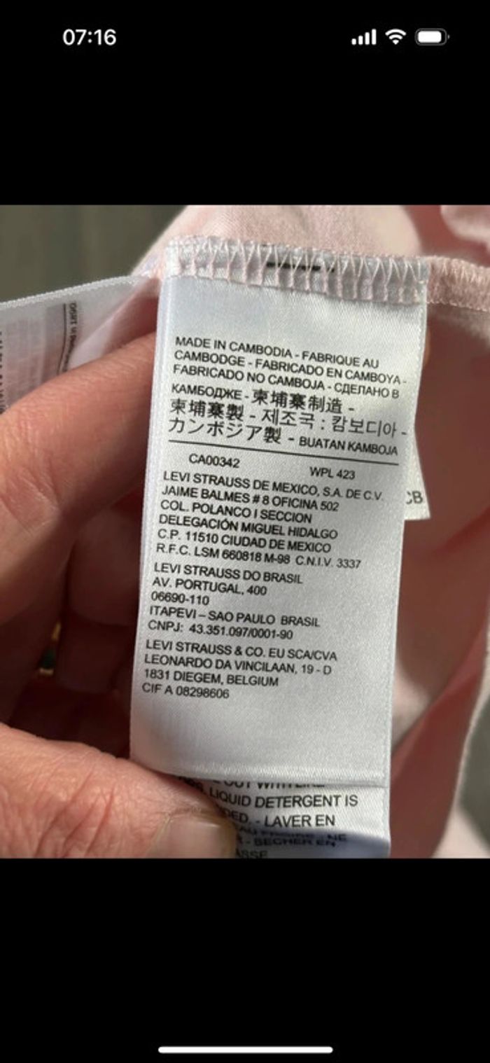 Tee shirt levi’s taille S - photo numéro 5