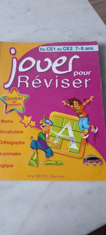 Jouet pour réviser du CE1 au CE2