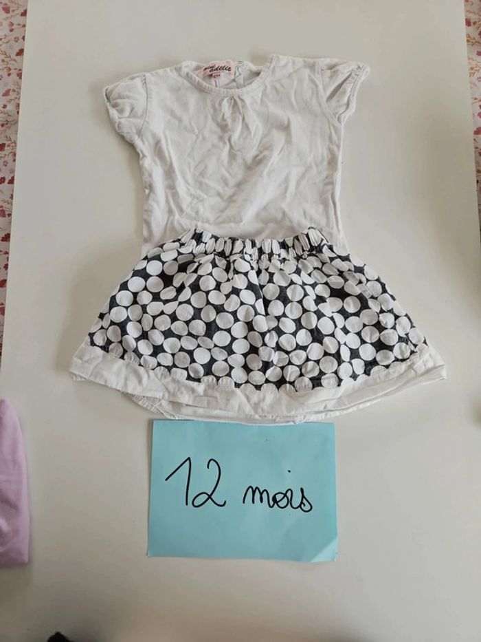 ensemble fille 12 mois