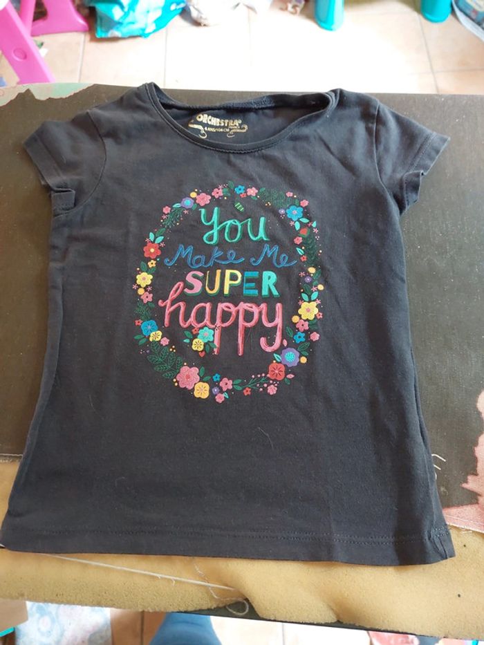 Lot de 2 T-shirts manches courtes 4A - photo numéro 2