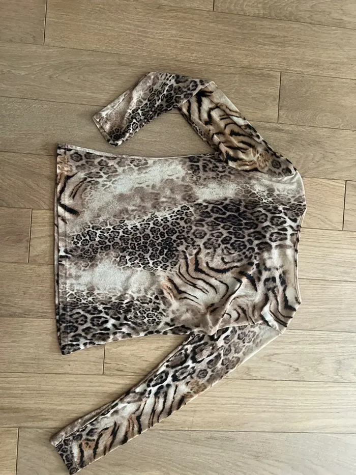 Tee shirt manche longue maison 123 taille 42/44 très bon état - photo numéro 7