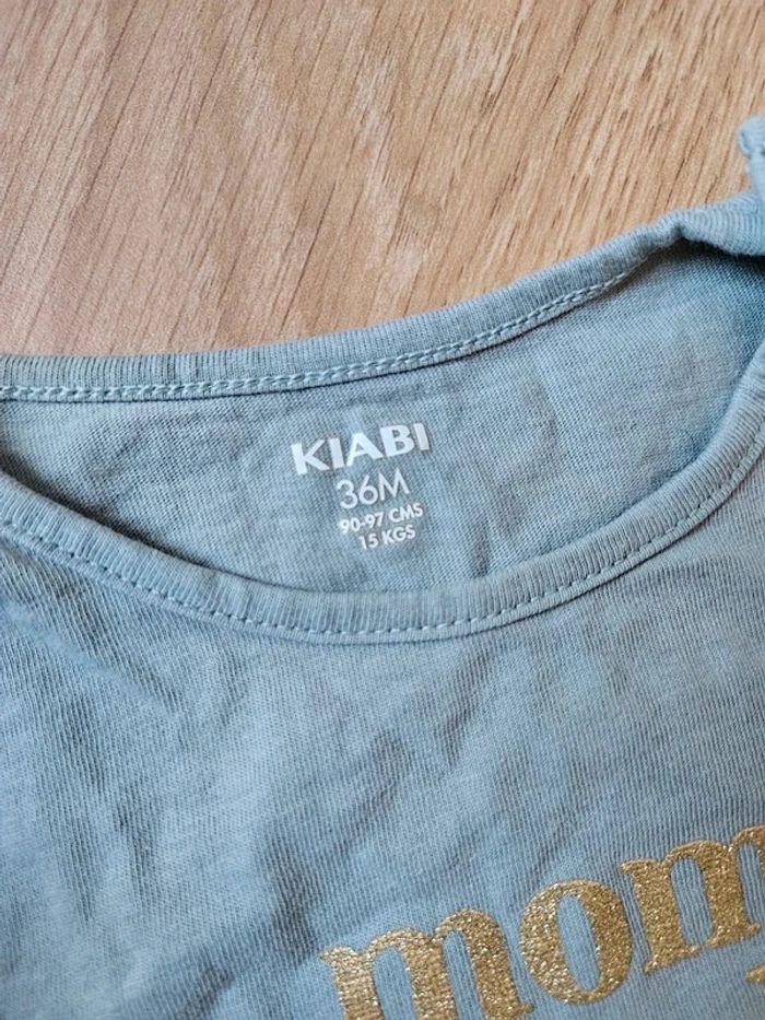 Tee shirt manches longues Kiabi 36 mois - photo numéro 3