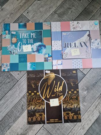 Lot blocs scrapbooking