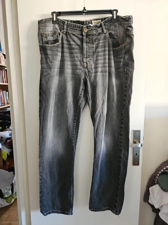 Jeans gris noir
