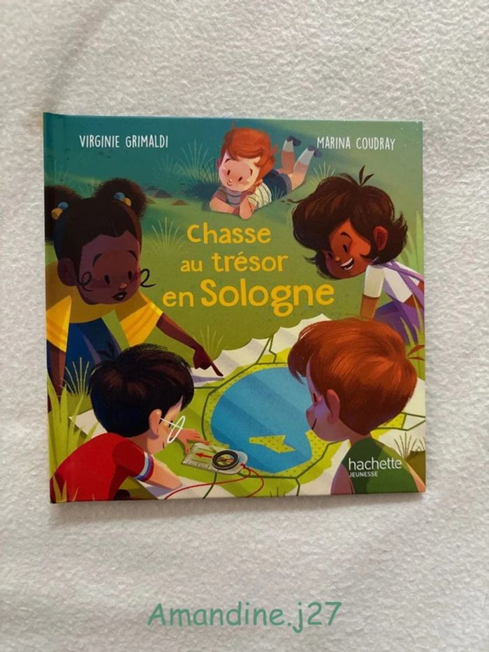 Livre hachette chasse au trésor en sologne