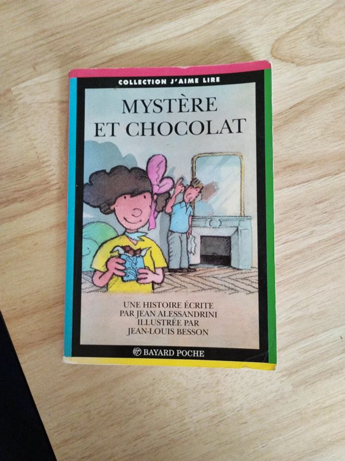 Livre Mystère et chocolat collection J'aime lire