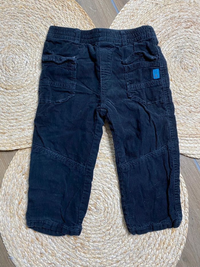 Pantalon velours noir – 18 mois - photo numéro 2