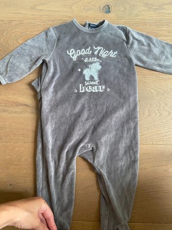Pyjama velours 12 mois Kiabi